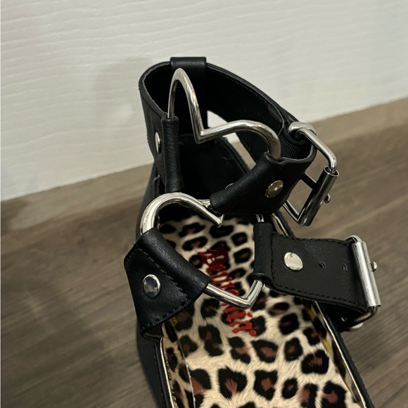 Demonia Sprite-02 Platform Heart Mary Janes - Picture 4 of 9